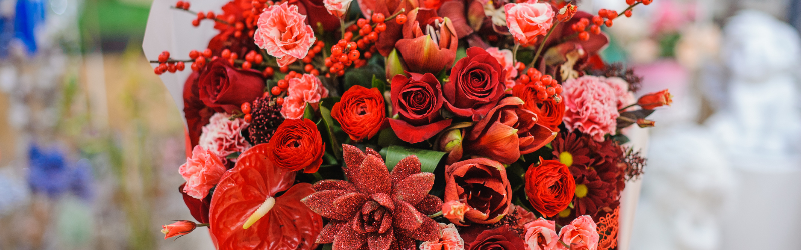 Wie verrast u met een boeket?